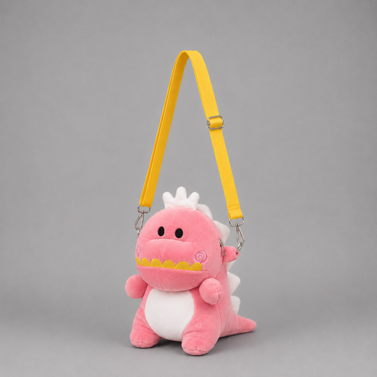 Dino Plush Crossbody Bag