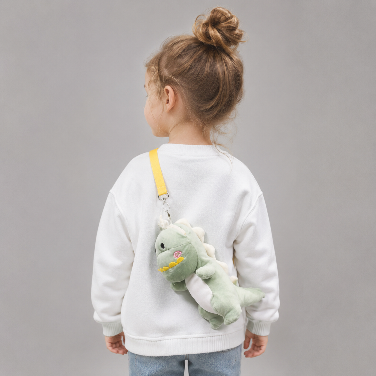 Dino Plush Crossbody Bag