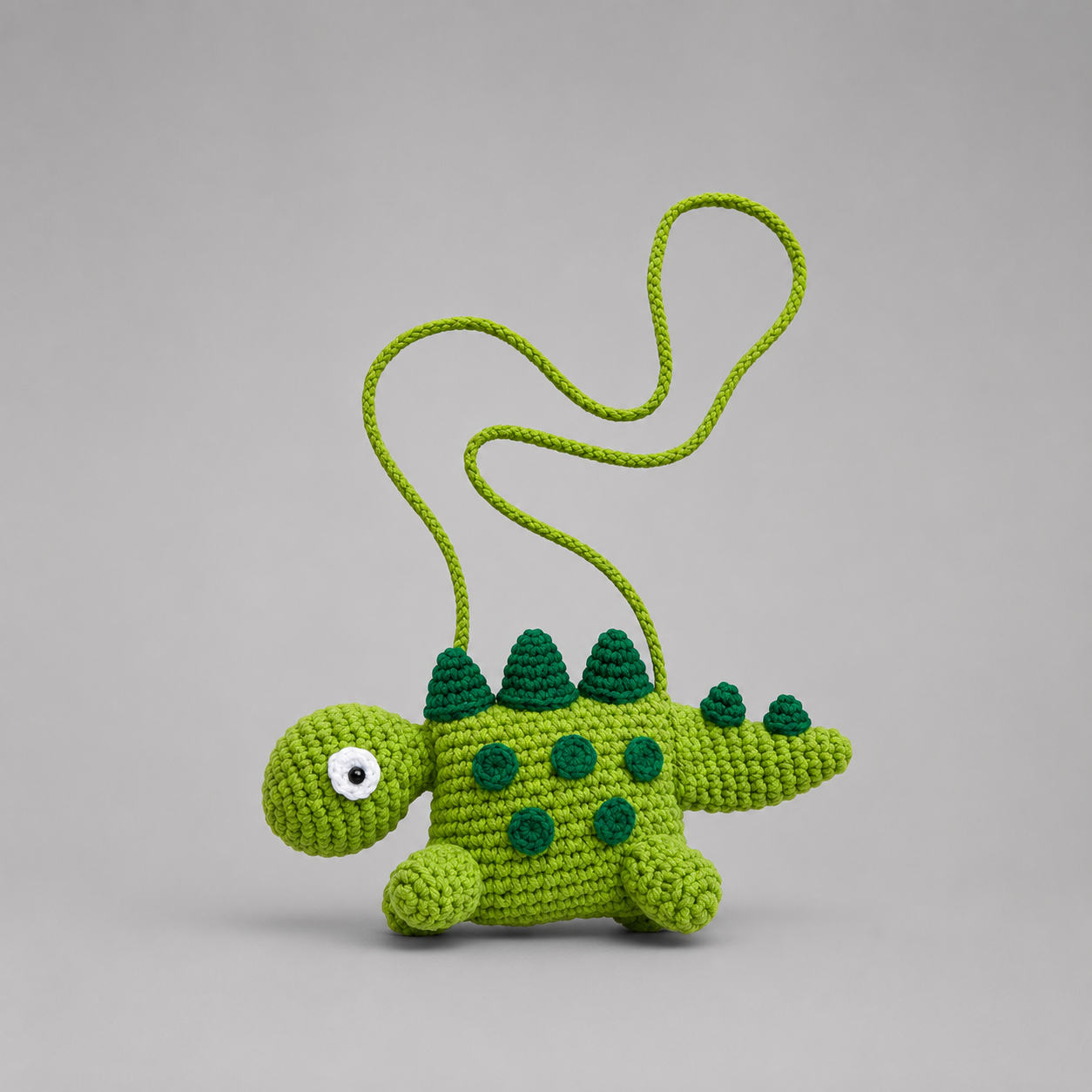 Dino Crochet Crossbody Bag