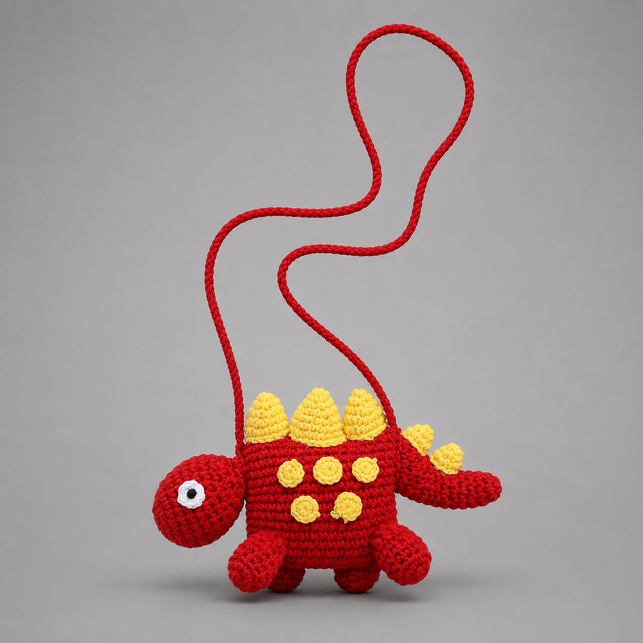 Dino Crochet Crossbody Bag