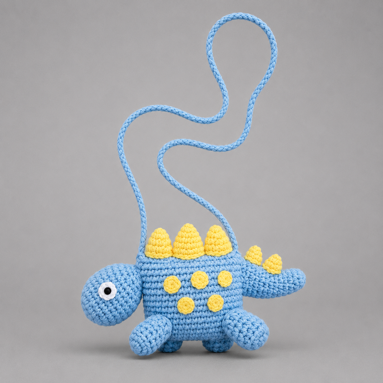 Dino Crochet Crossbody Bag
