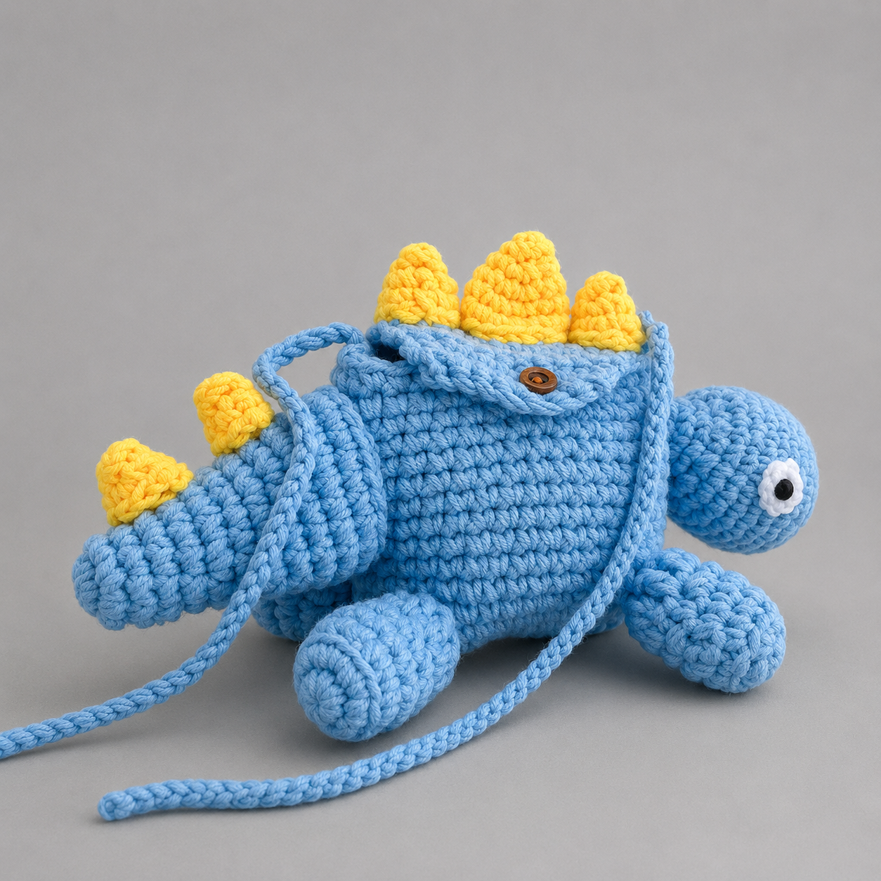 Dino Crochet Crossbody Bag