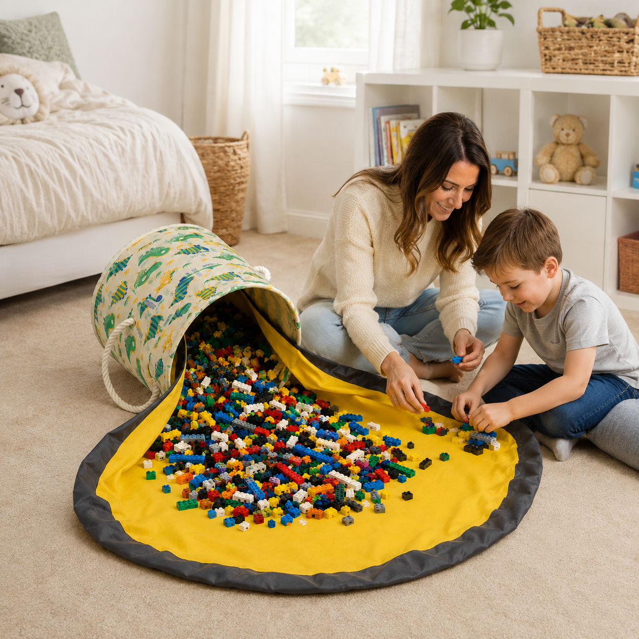 Dino Play & Storage Basket