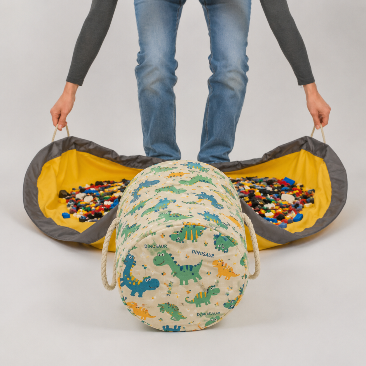 Dino Play & Storage Basket