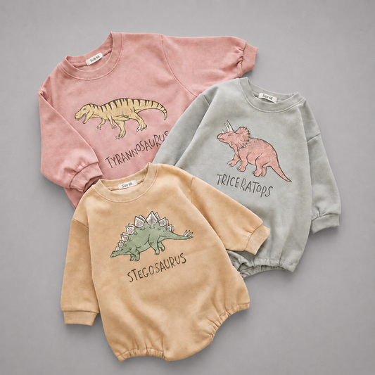 Little Dino Bubble Romper