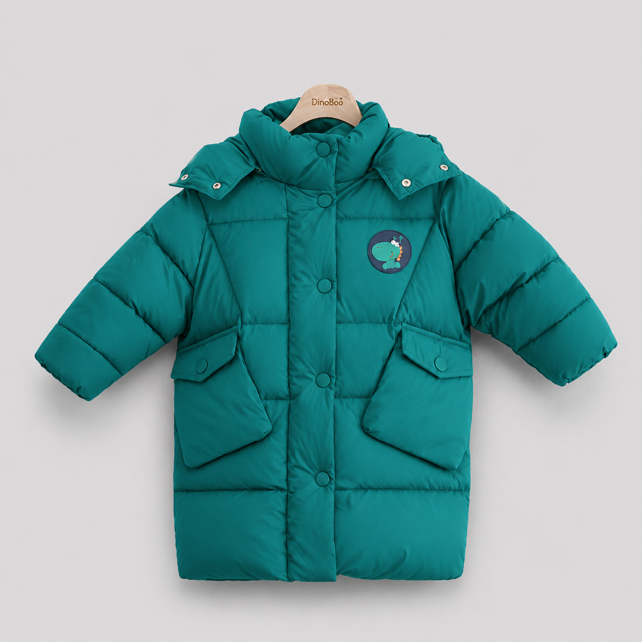 Dino Puffer Coat