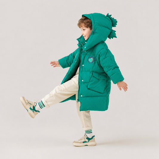 Dino Puffer Coat