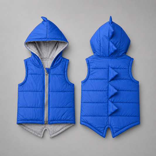 Kids Dinosaur Vest Jacket