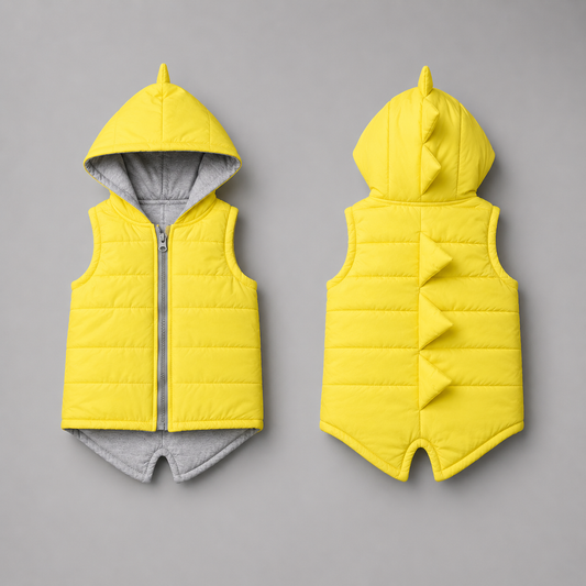 Kids Dinosaur Vest Jacket