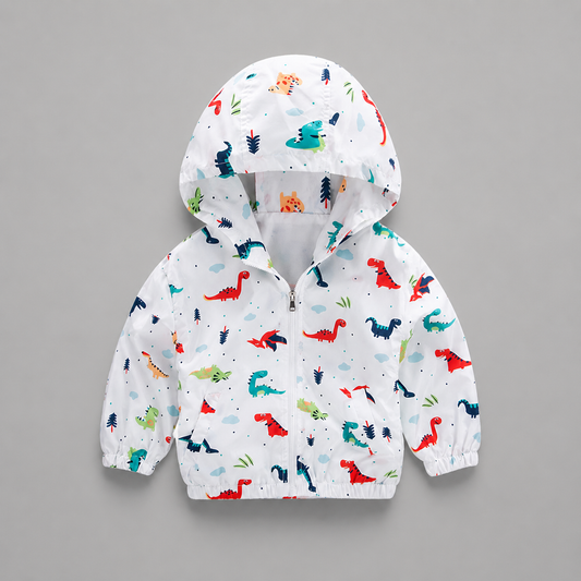 Children's cartoon dinosaur jacket
