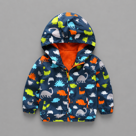 Children's cartoon dinosaur jacket
