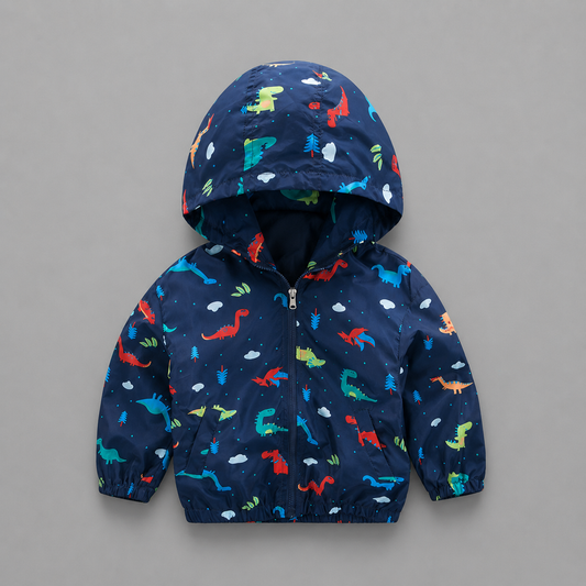 Children's cartoon dinosaur jacket