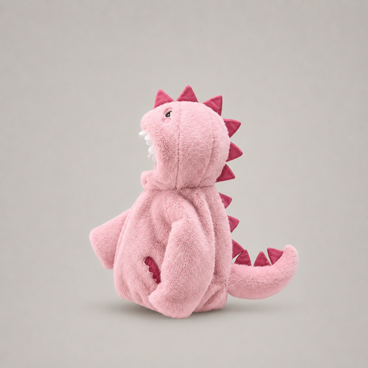 Winter Cartoon Fleece-Lined Thick Dinosaur Cotton-Padded Jacket