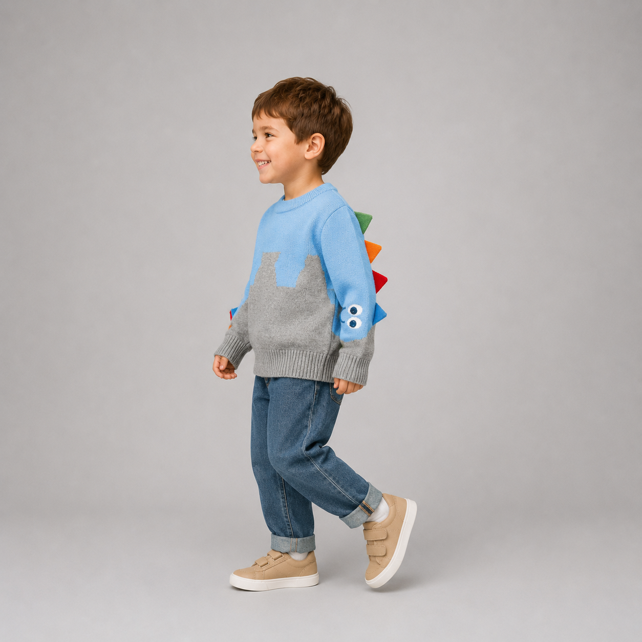 Cozy Dino Knit Set