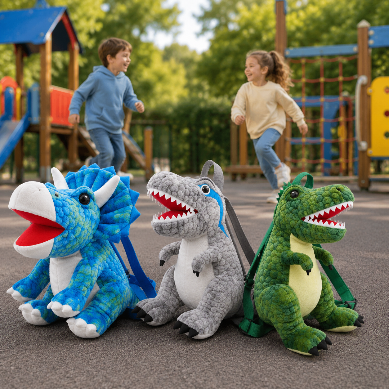 Dino Plush Backpack